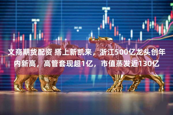 文商期货配资 搭上新凯来，浙江500亿龙头创年内新高，高管套现超1亿，市值蒸发近130亿