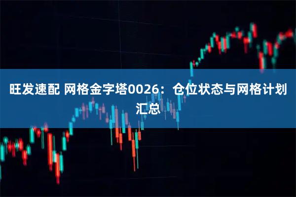 旺发速配 网格金字塔0026：仓位状态与网格计划汇总